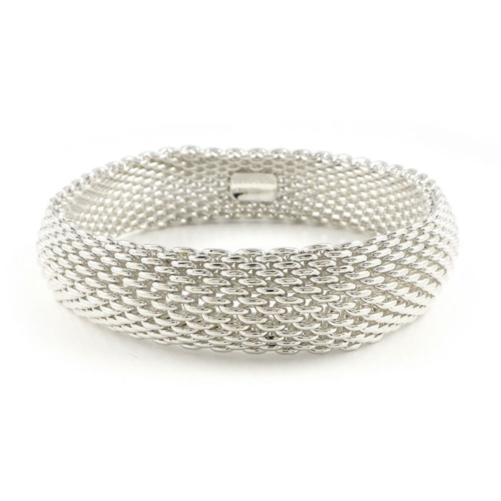 Tiffany Somerset Mesh Bangle Silver